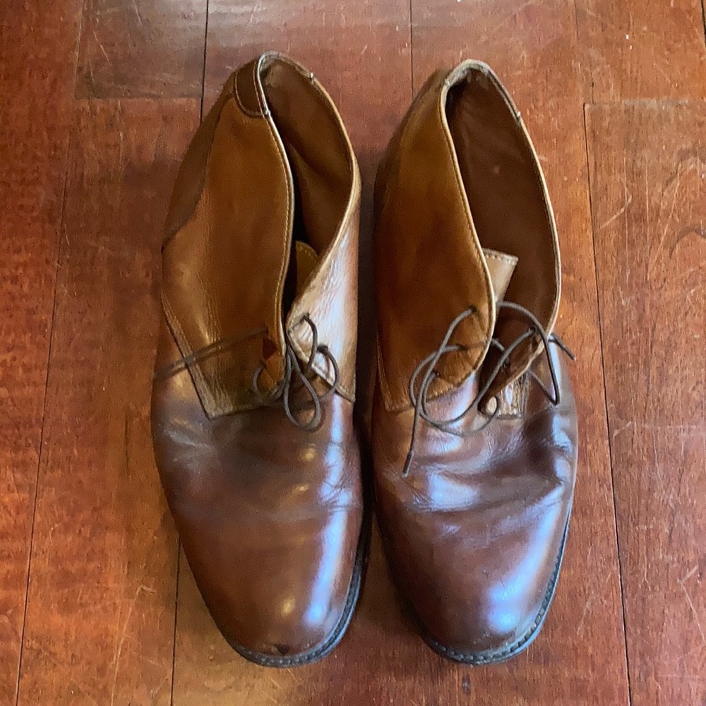 Vintage leather dress shoe